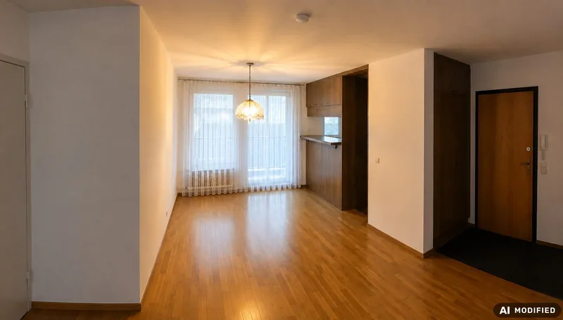 Esszimmer, KI-bereinigt
