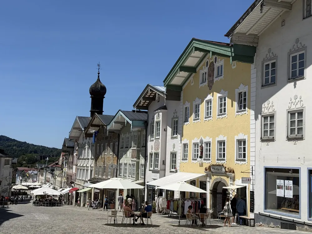 Marktstraße in der Altstadt von Bad Tölz